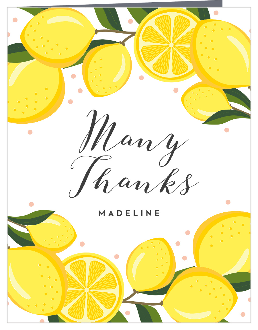Citrus Thank You Cards