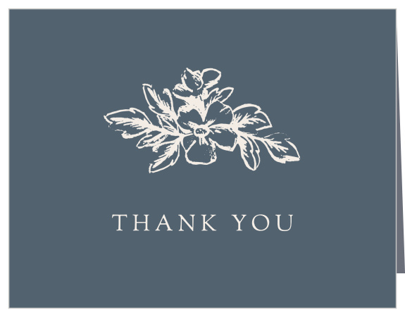 The chic look of our Morning Florals Bridal Shower Thank You Cards is a wonderful way to share your appreciation to your friends and family for their support.