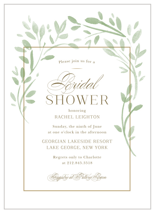 Bridal Shower Invitations Templates Match Your Color Style Free