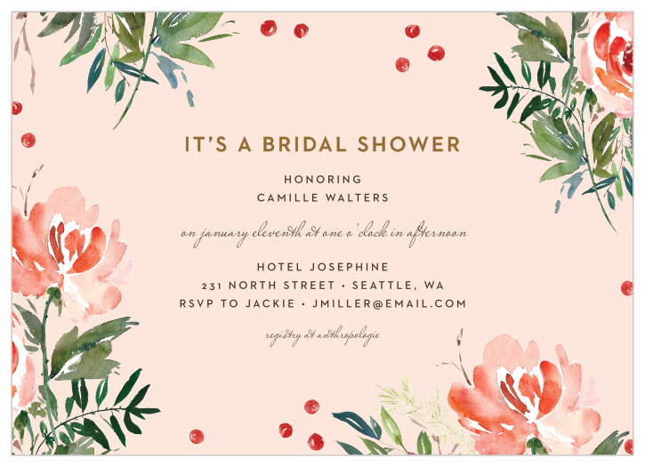 Bridal Shower Invitations & Wedding Shower Invitations | BasicInvite