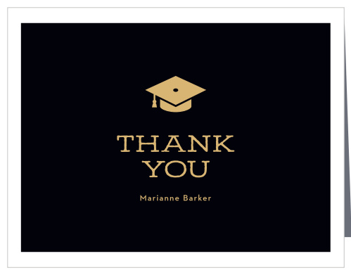 Graduation Thank You Cards Design Yours Instantly Online Basic Invite