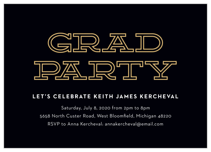 2020 Graduation Party Invitations Super Cute Easy To Design