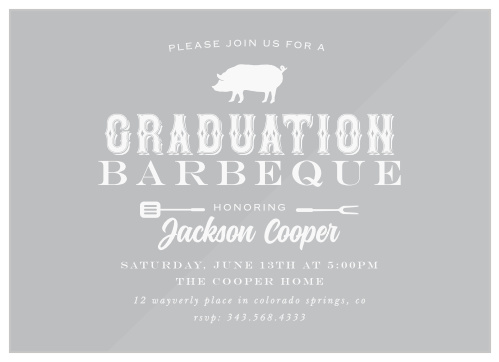 Western Graduation Announcements Invitations Match Your Color Style Free