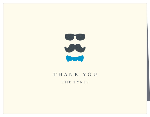 Mustache Baby Shower Thank You Cards Match Your Color Style Free