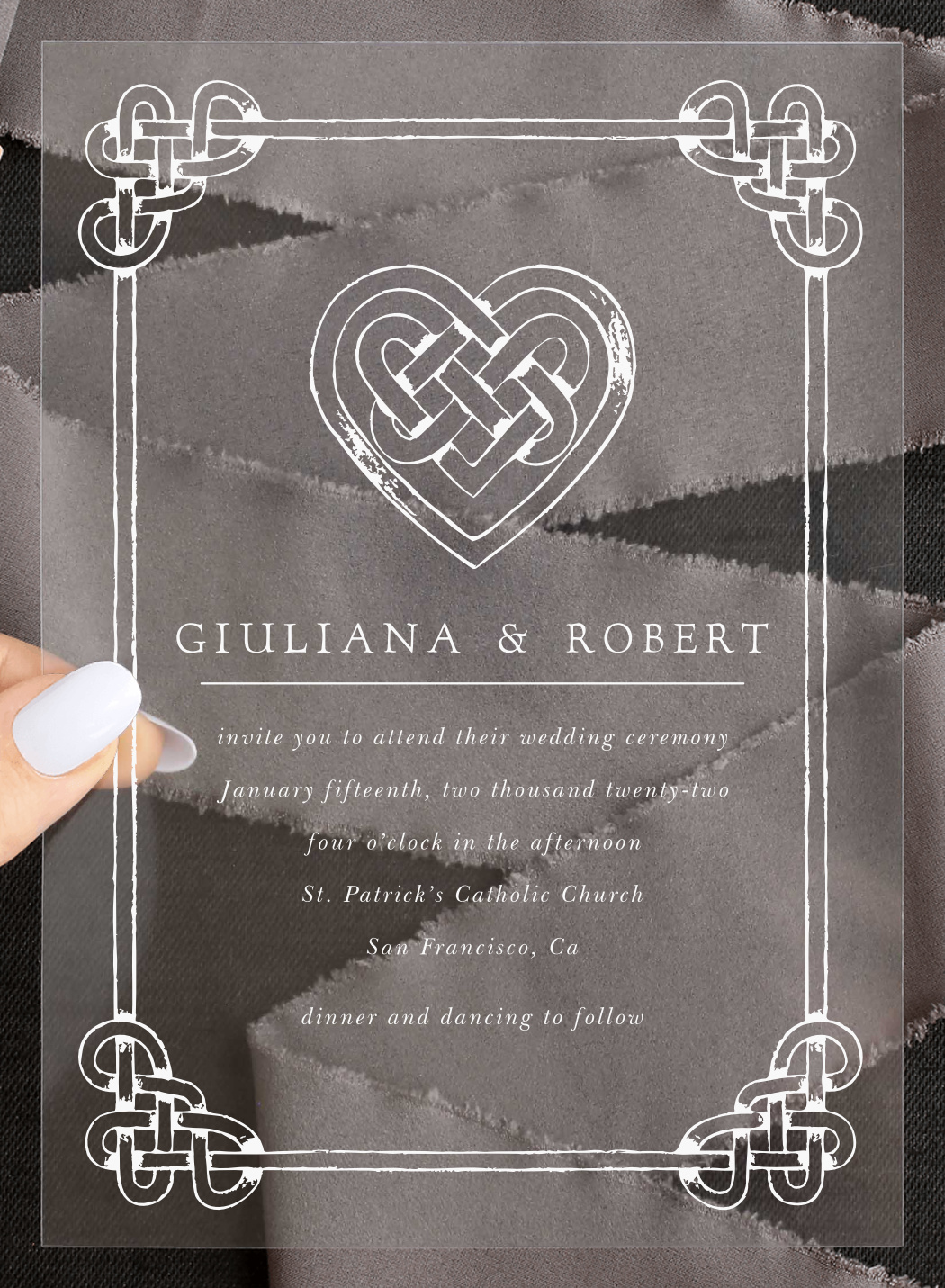 blank celtic wedding invitation templates free