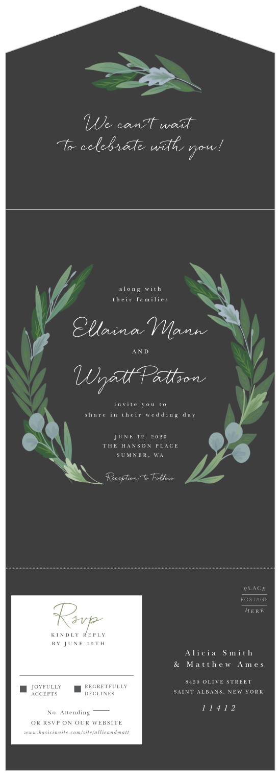 Seal and Send All In One Wedding Invitations | 100+ Designs