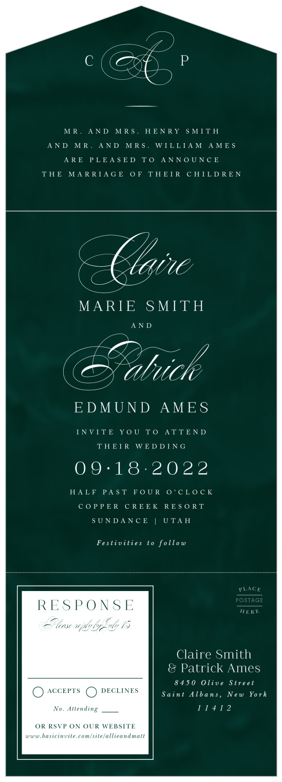 Seal and Send All In One Wedding Invitations 100+ Designs