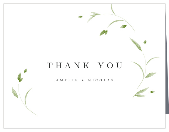 Show your appreciation for your guests with our Falling Foliage Wedding Thank You Cards! 