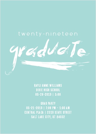 2018 graduation party invitations super cute easy to design