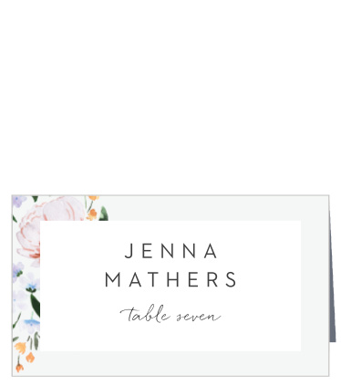 Keep your guests organized during your event with our lovely Floral Cascade Place Cards!