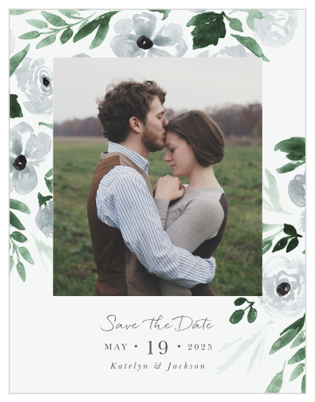 Announce your wedding with beautiful elegance with our Dappled Shade Save the Date Cards. 