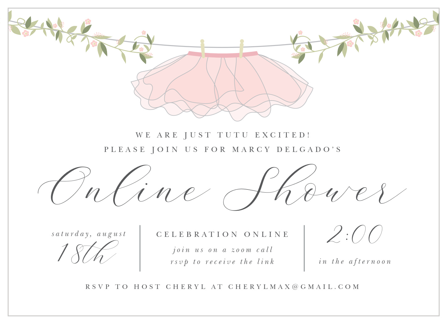 handwritten baby shower invitations