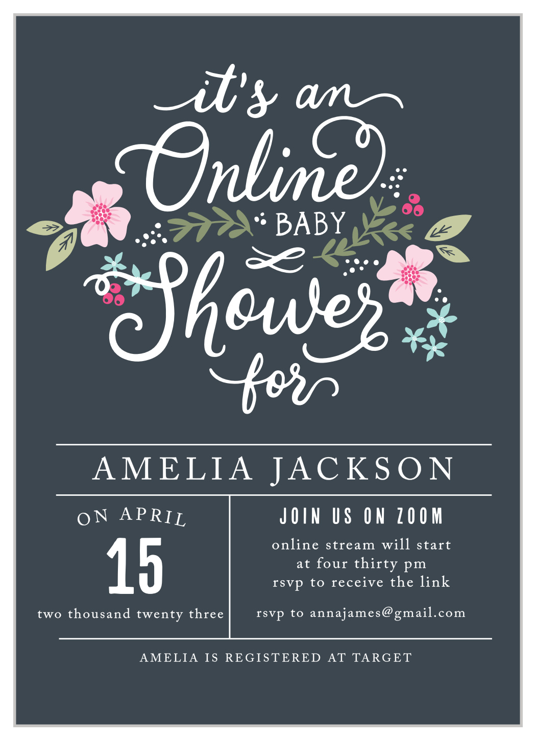 Garden-Flowers-Long-Distance-Baby-Shower-Invitations-by-...