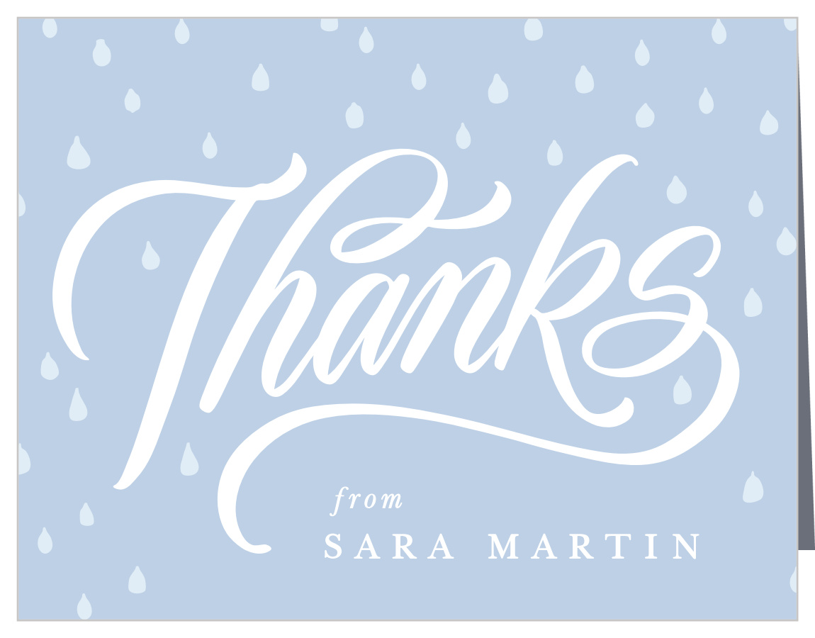 Rainy Day Baby Shower Thank You Cards By Basic Invite