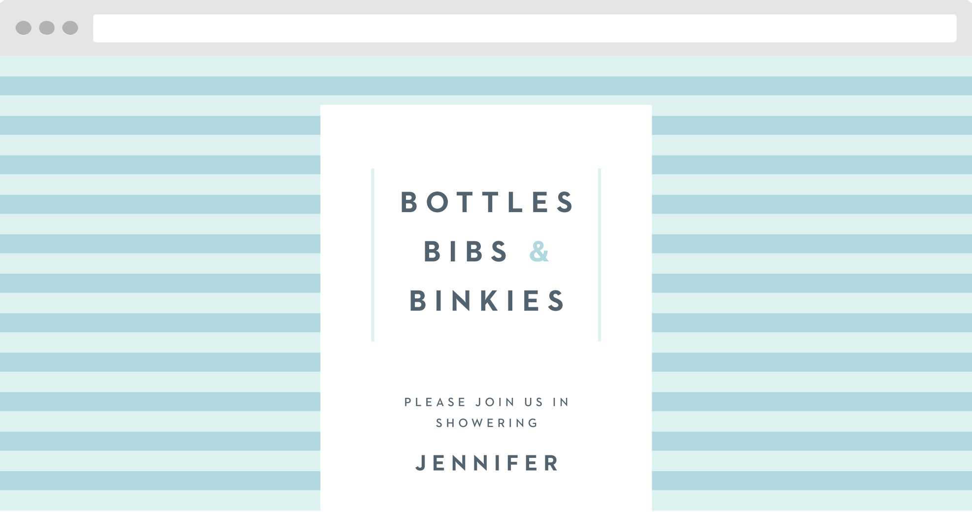 100 Free Baby Shower sites Match Your Colors & Style! Basic Invite