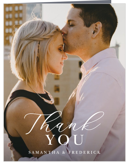 Our Rustic Sketch Wedding Thank You Cards lets family and friends know how much you appreciated their support and presence on your special day. 