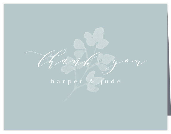 Share with your guests how much you appreciate their support on your big day, with our Botanical Arch Wedding Thank You Cards!