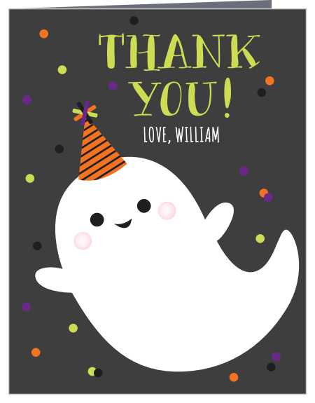 Halloween Thank You Cards Match Your Color Style Free
