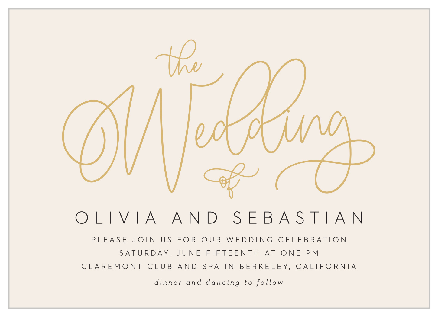 Now & Forever Wedding Invitations by Basic Invite