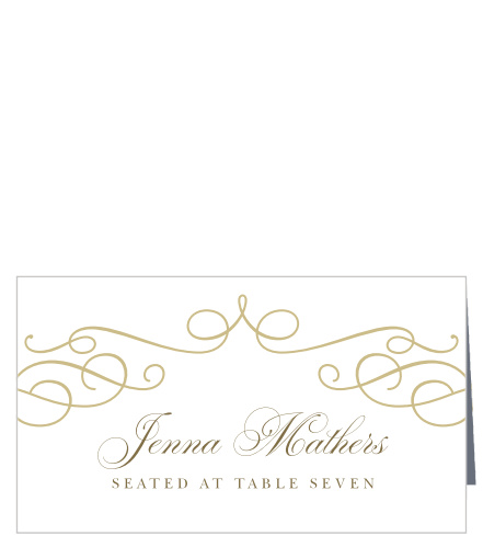 Keep your guests organized during your event with our Trendy Swirls Place Cards!