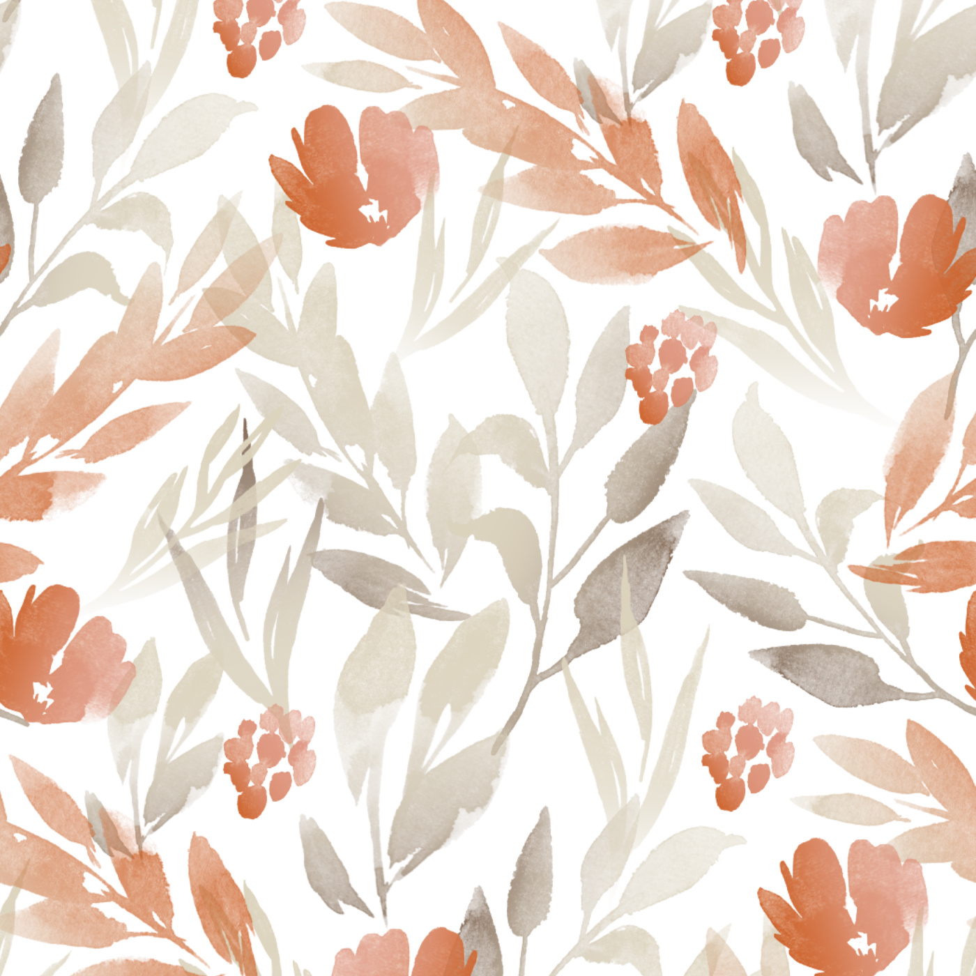 Autumn leaves seamless pattern. Season floral horizontal wallpaper. Fall  leaf nature background. 11565768 Vector Art at Vecteezy