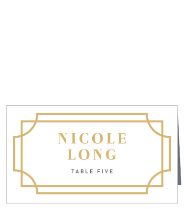 Family and friends will have no issue finding their way to their seats for your reception with our Elegant Photo Collage Place Cards.