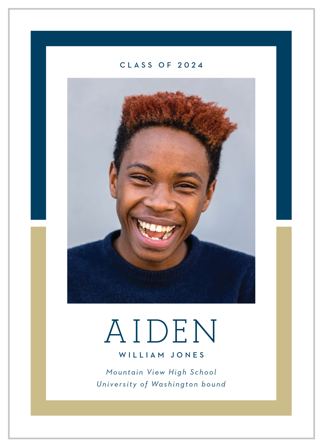 Grad Pride Graduation Announcements by Basic Invite