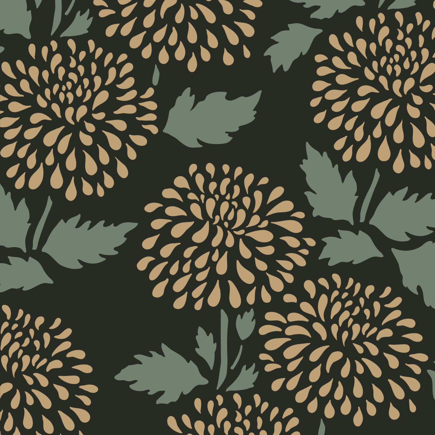 Bold Floral Wallpaper Peel And Stick Removable Wallpaper | Love vs. Design