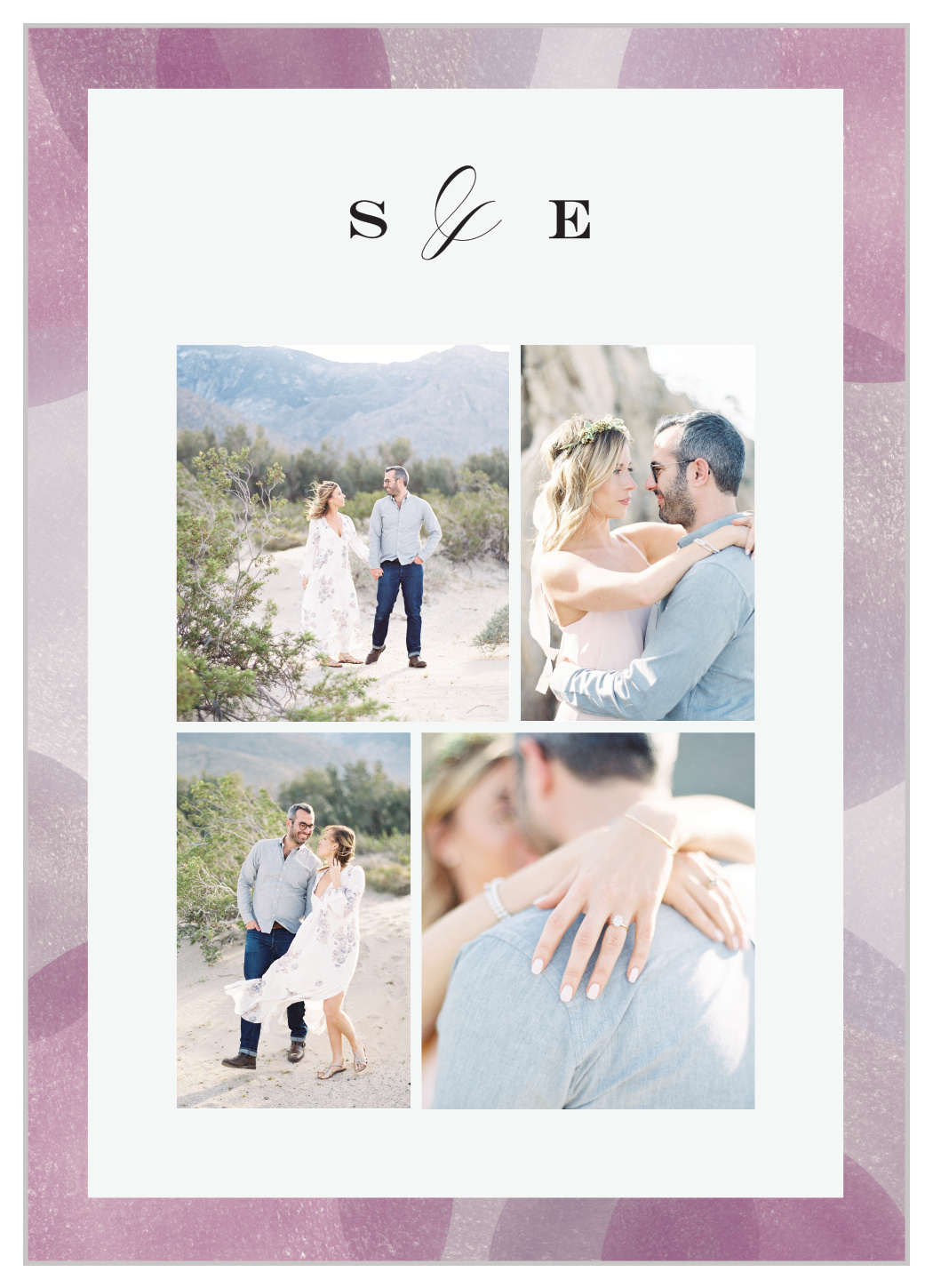 Modern Photo Collage Wedding Invitations by Basic Invite