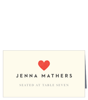 Family and friends will have no issue finding their seats with the help of our Charming Mustache Wedding Place Cards. 