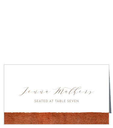 Let everyone feel like a guest of honor with our Red Rock Place Cards.