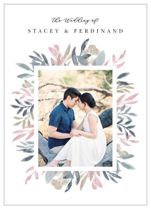 Set the stage for your wedding with our Sweetly Framed Wedding Invitations.