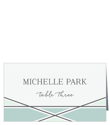 Help guests to their seats for your reception with our Simple Lines Place Cards.