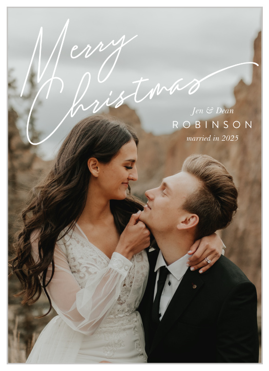 Minted Married Christmas Cards 2022