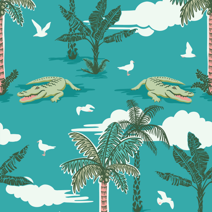 Tropical Peel And Stick Removable Wallpaper 0 Colors Choices