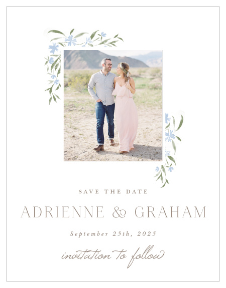 Our Lasting Tradition Save the Date Cards announce your big news to close family and friends.