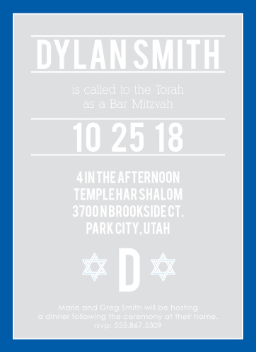 bar mitzvah invitations match your colors style free basic invite