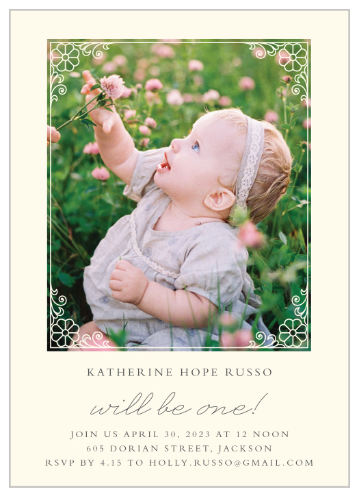 Our Will Be One First Birthday Invitations let family and friends know that your little one's special day is coming and to be prepared to celebrate!