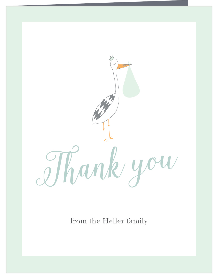 thank you baby shower cards message