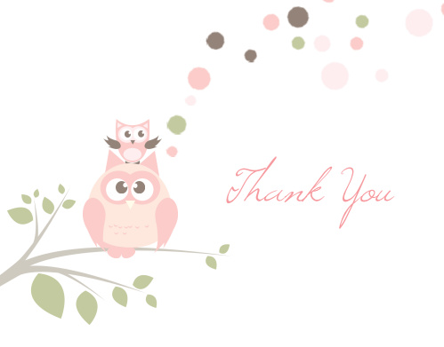 baby shower thank you cards match your color style free basic shower thank you notes