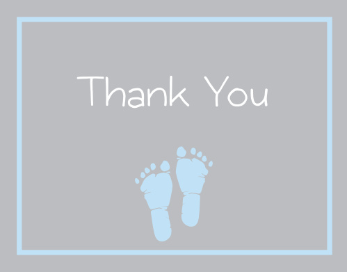 Baby Shower Thank You Cards Match Your Color Style Free Basic