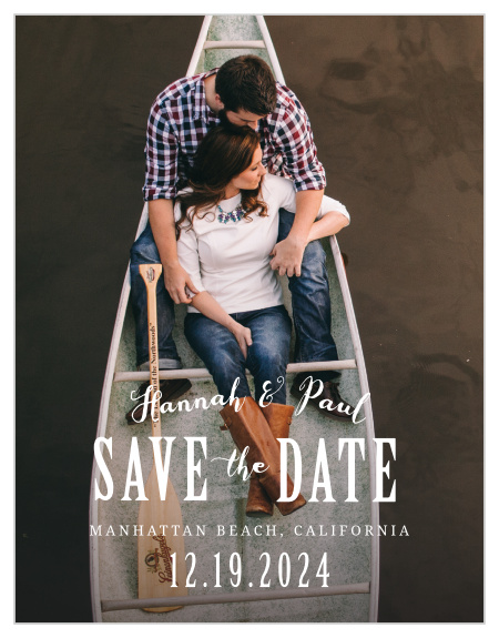 The Anchors Aweigh Save-the-Date Cards are classic announcements with a nautical look.