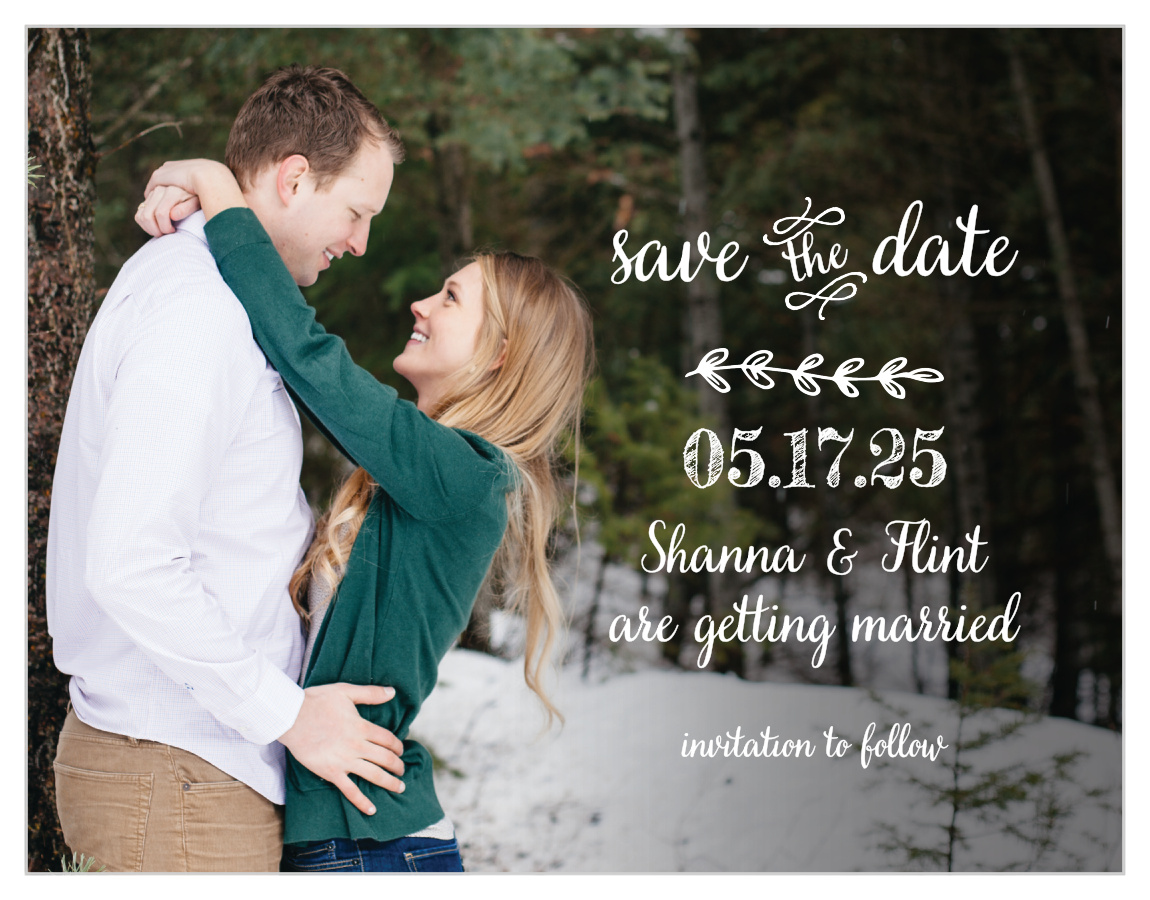 Rustic Country Save The Date Cards