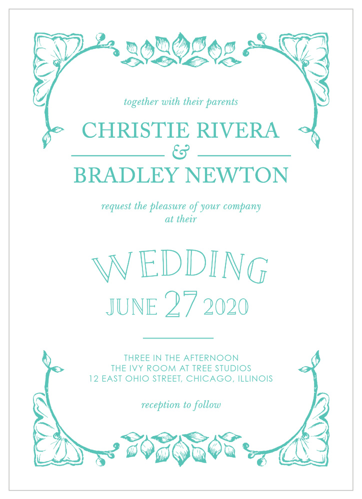 In the Garden Wedding Invitations by Basic Invite