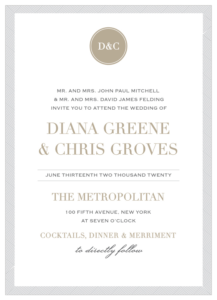 modern wedding invitations