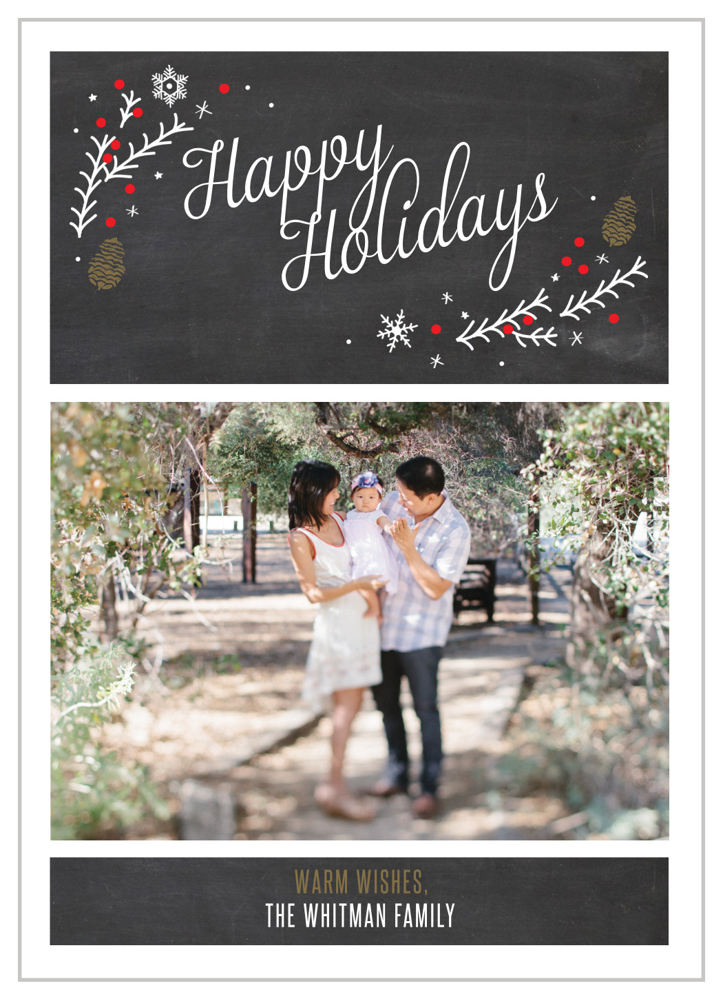 Warm Wishes Holiday Cards by Basic Invite