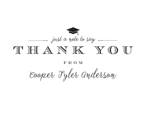 graduation thank you cards match your color style free basic