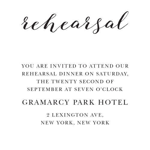 wedding reception cards and wedding ceremony cards by basic invite