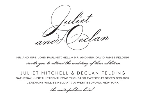 script wedding invitations match your color style free