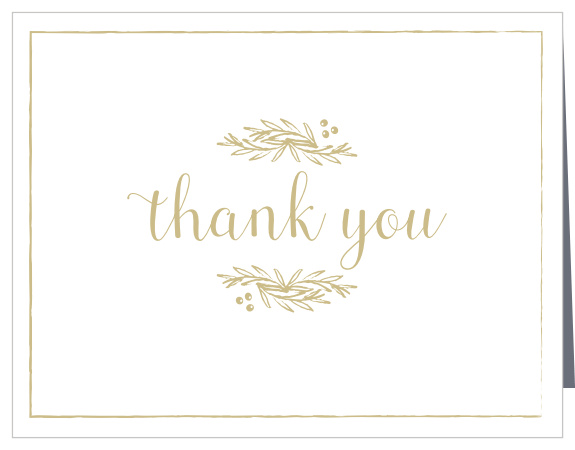 Thanksgiving Cards Wedding Thanks Cards Thanksgiving-A4 Long Rustic with White Lace Personalized Individually